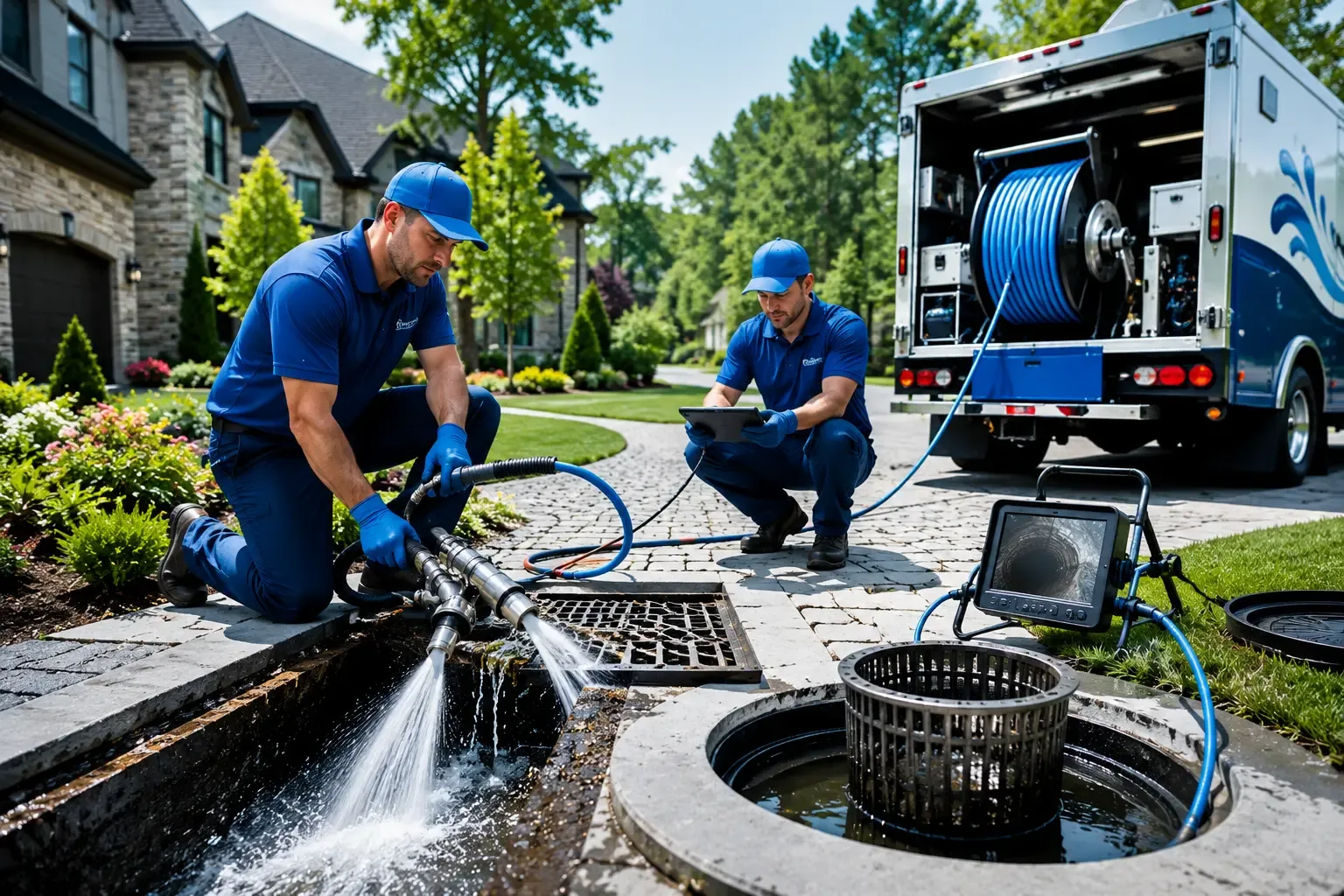 Local outdoor drain cleaning professionals in Three Rivers, MI